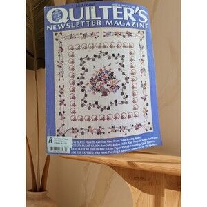 Quilters Newsletter Magazine March 1996 Volume 280 Ducks on the Grid Old Time